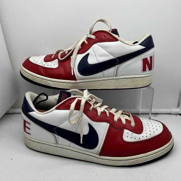 Nike Shoes Mens 12 Terminator Low 309436-142 Released 2004 Sneakers Red White - Picture 1 of 9